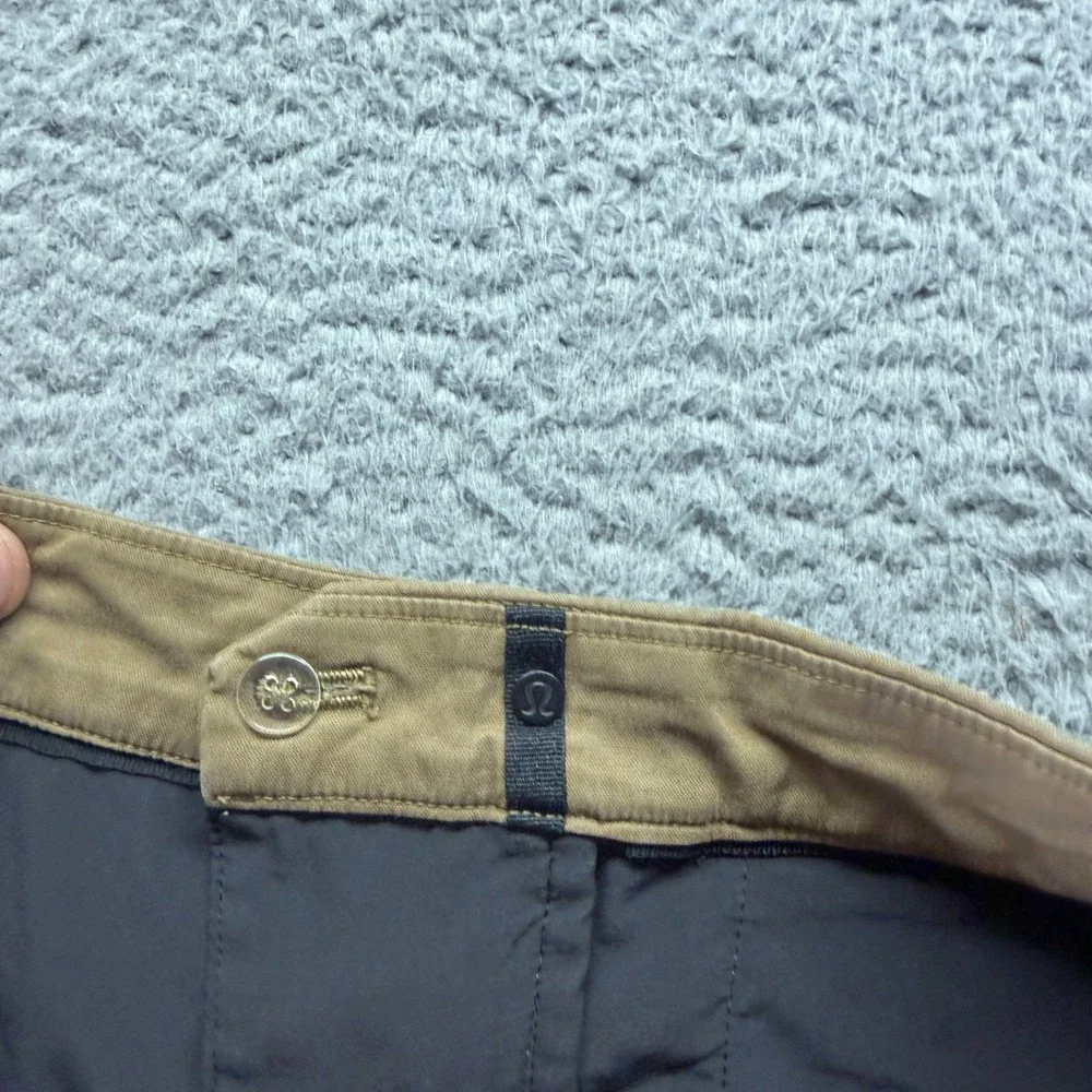 True Religion Pant‎ Men's 34x33 Brown Cotton Khakis Straight Leg Workwear Travel